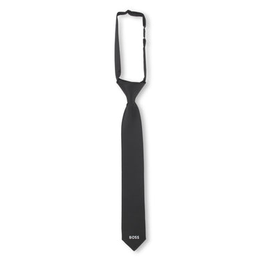 Corbata Boss negra para niño